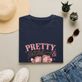 Coquette Cowgirl T-Shirt | Pretty Wild & Unbothered Pink Boots Graphic Tee