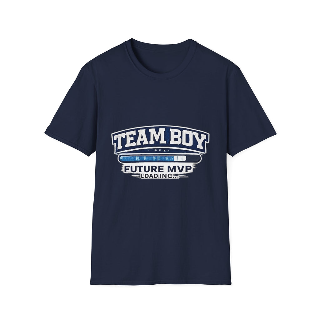 Team Boy Future MVP Loading T Shirt | Pregnancy Announcement Baby Shower