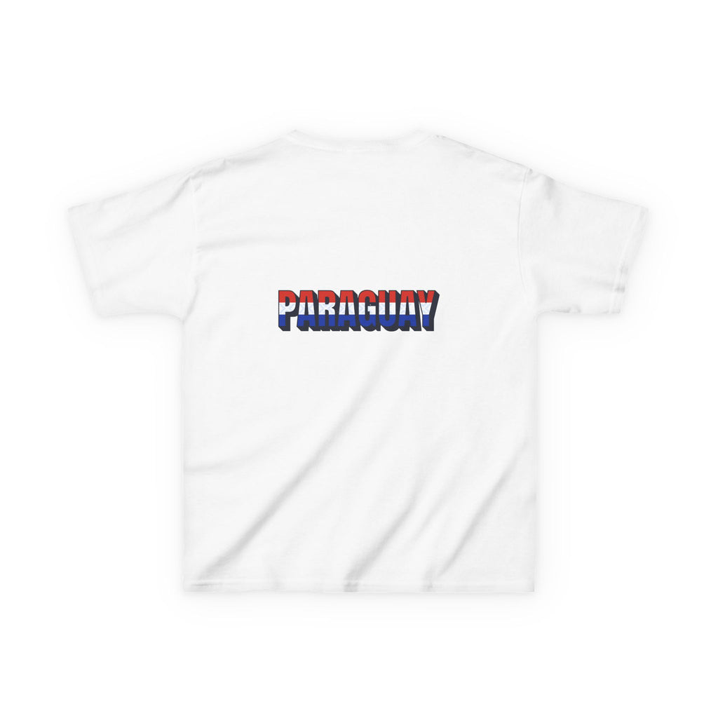 Paraguay  Kids Paraguay Flag T‑Shirt — Map & Emblem Design
