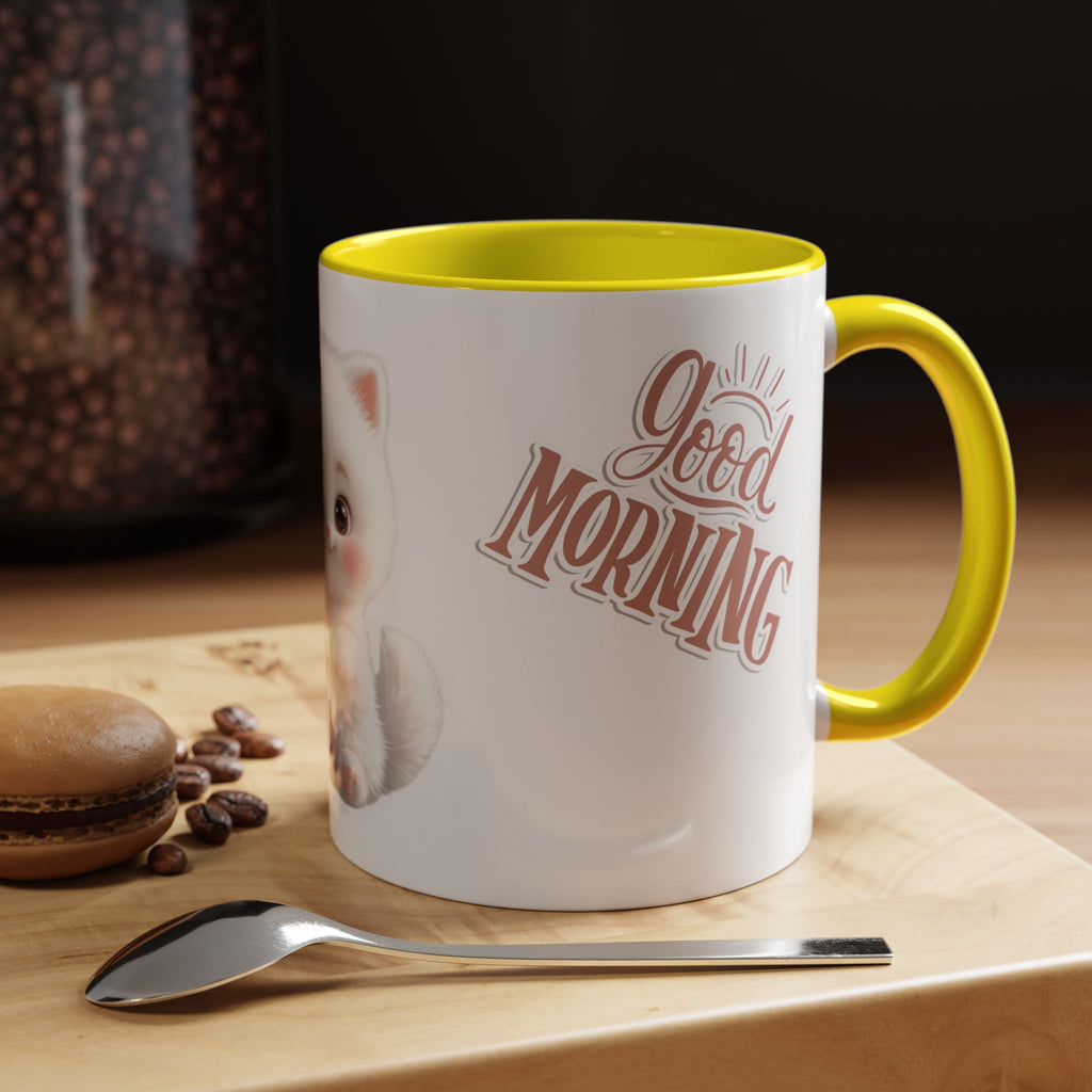 Good Morning Cute Kitten Coffee Mug