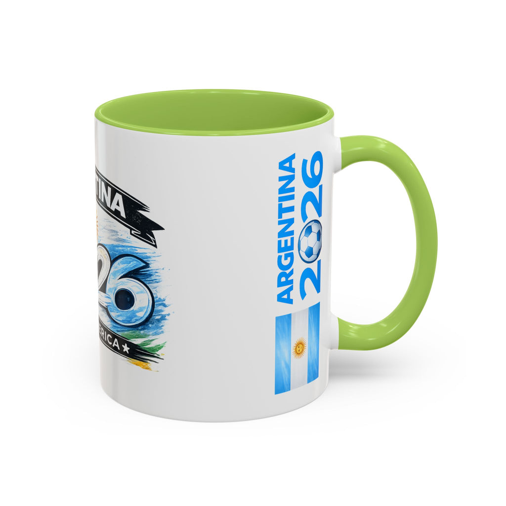Argentina 2026 Soccer Cup Mug – Accent Coffee Cup (11/15oz)
