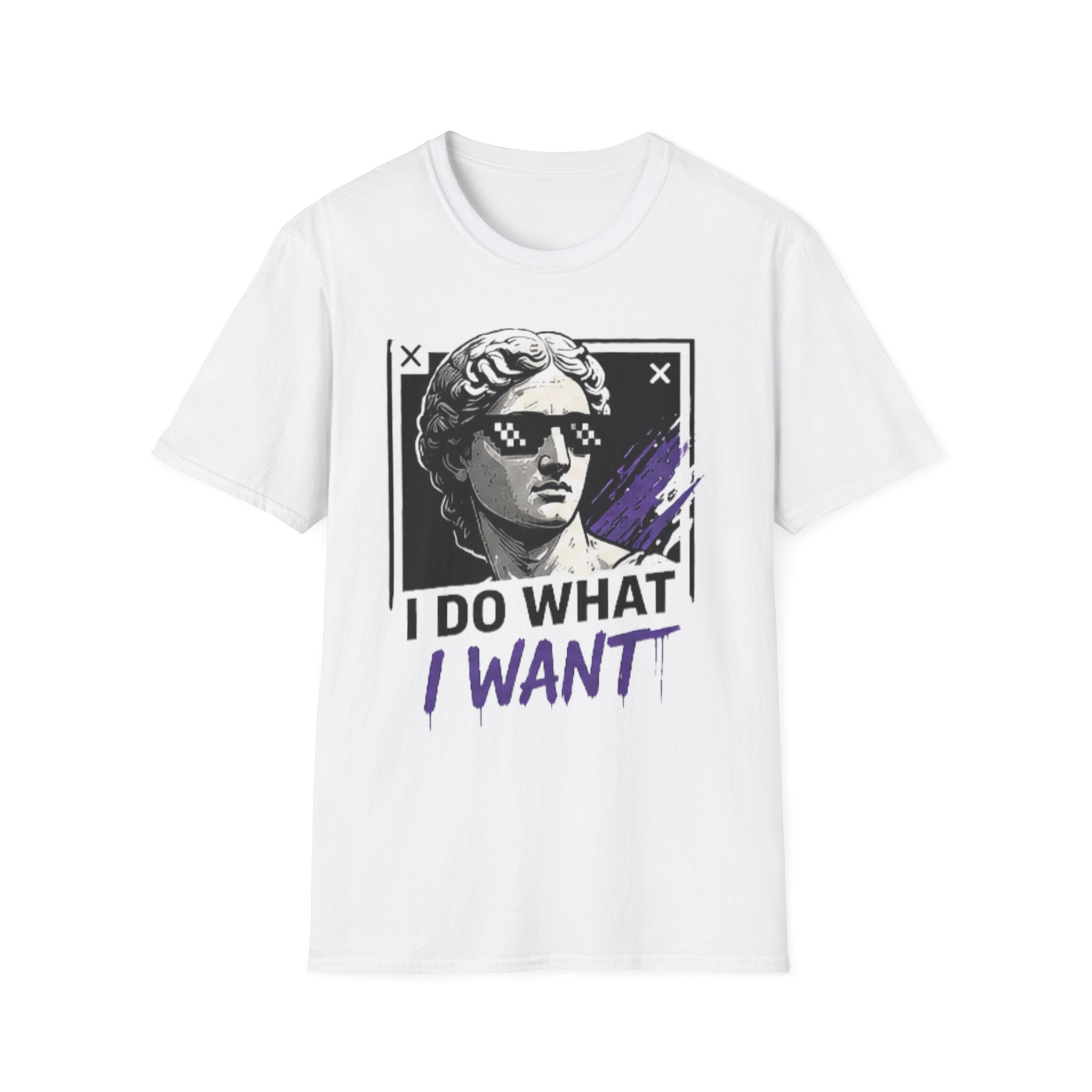 I Do What I Want Statue Graphic Unisex T-Shirt