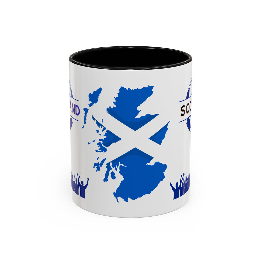Scotland Soccer Fan Coffee Mug – Scottish Flag & Supporters 11/15oz Accent Mug
