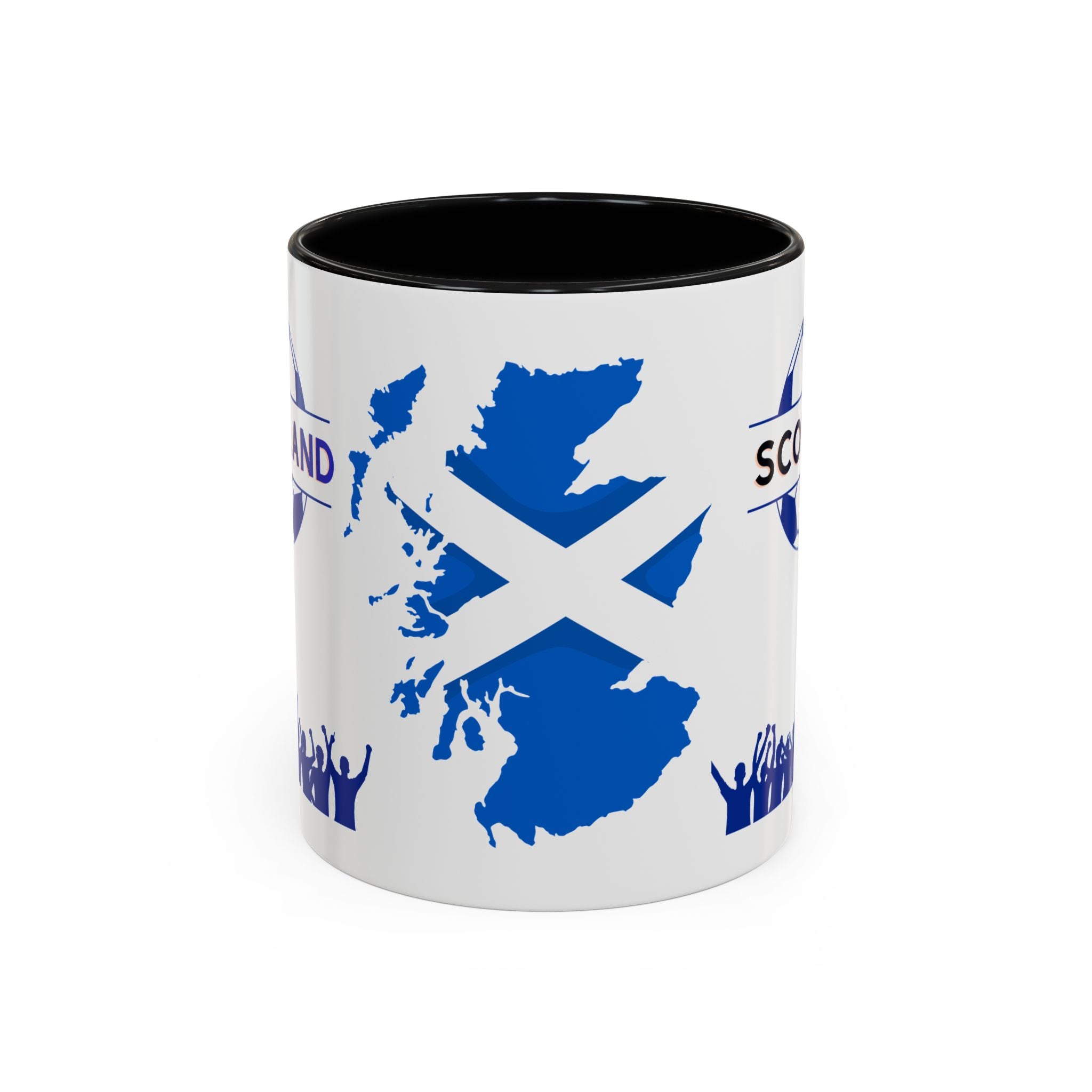 Scotland Soccer Fan Coffee Mug – Scottish Flag & Supporters 11/15oz Accent Mug
