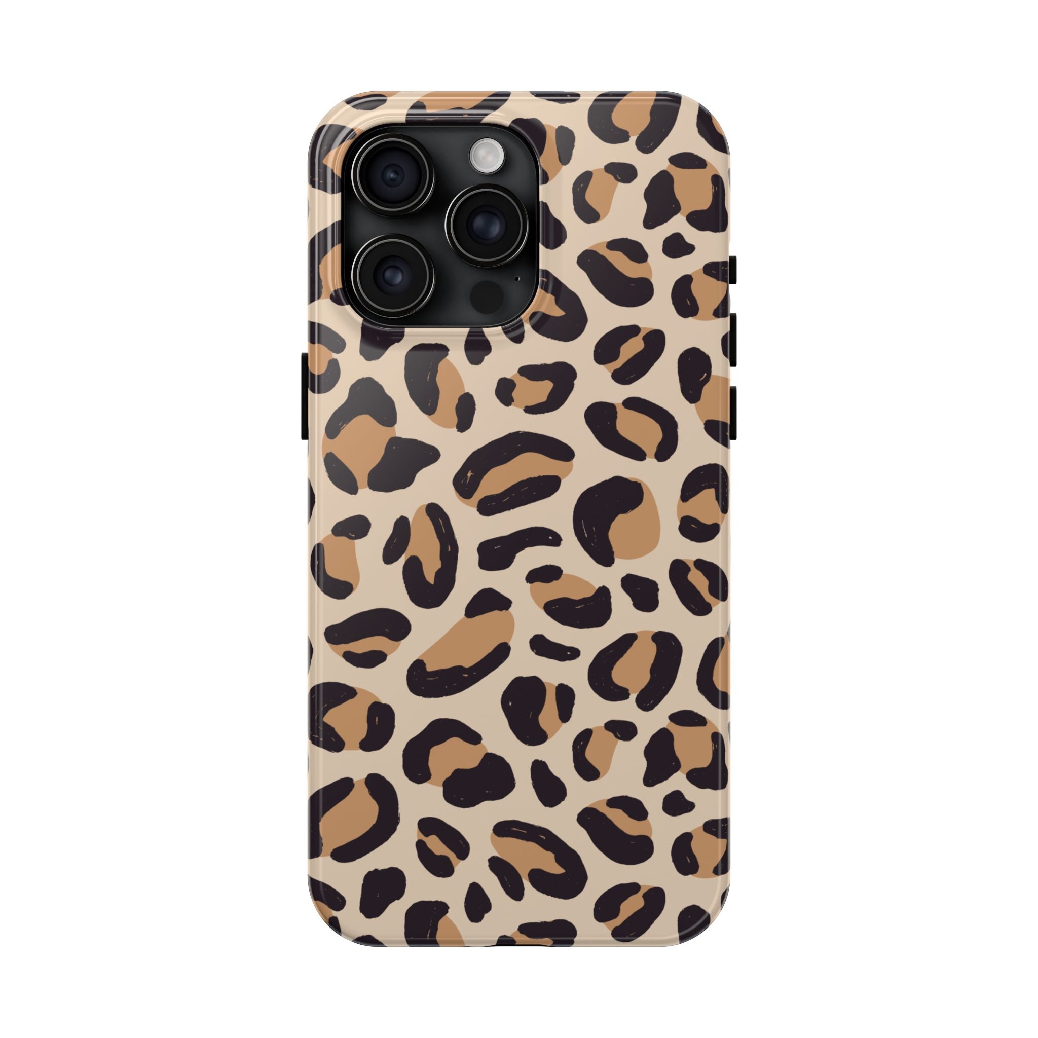 Leopard Print Tough Phone Case – Durable Glam Protective Cover