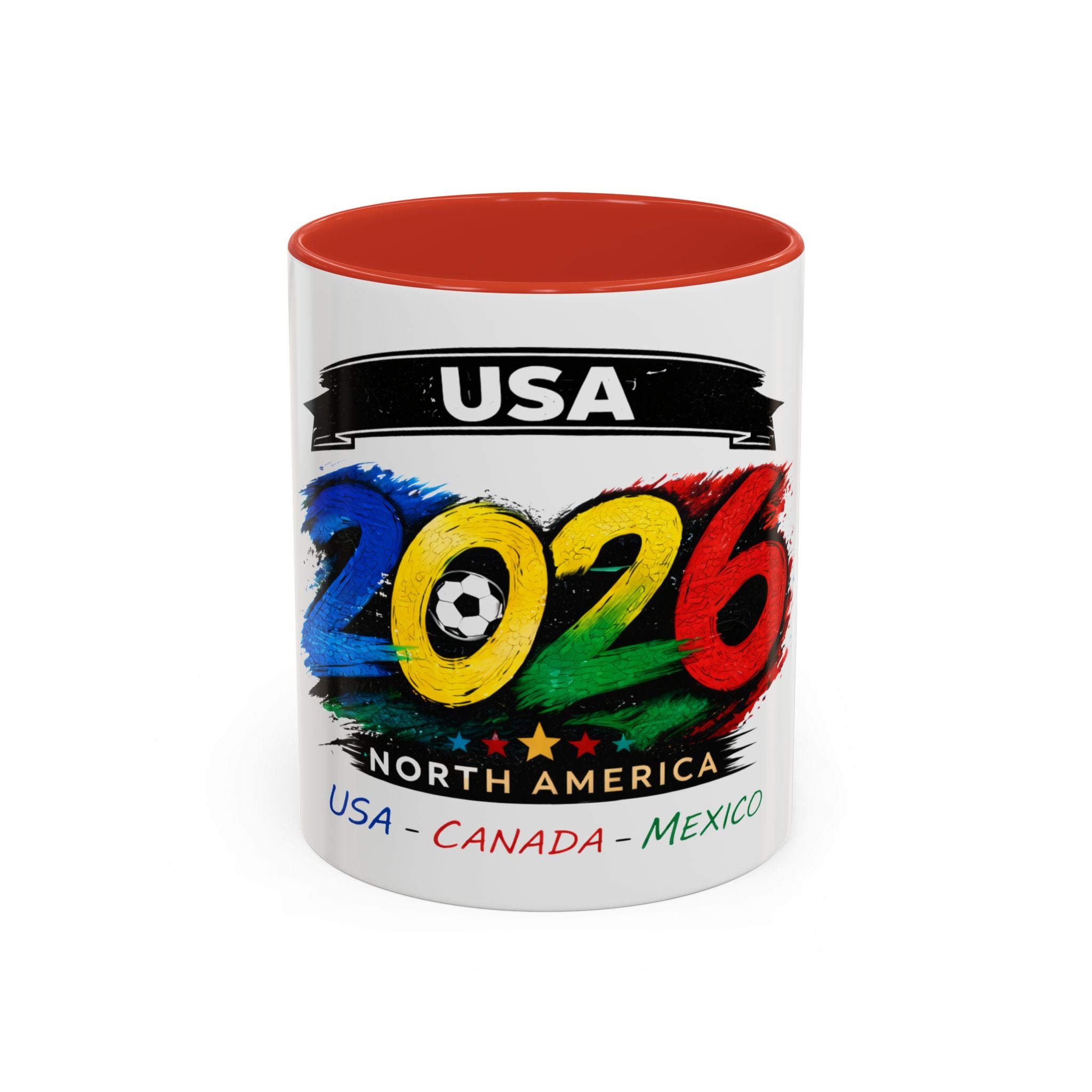 2026 North America Soccer Mug — USA Canada Mexico  Coffee Cup