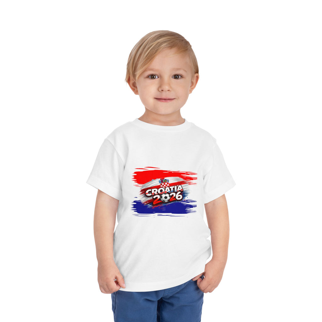 Croatia 2026 Toddler T‑Shirt – Kids Croatian Soccer Fan Tee