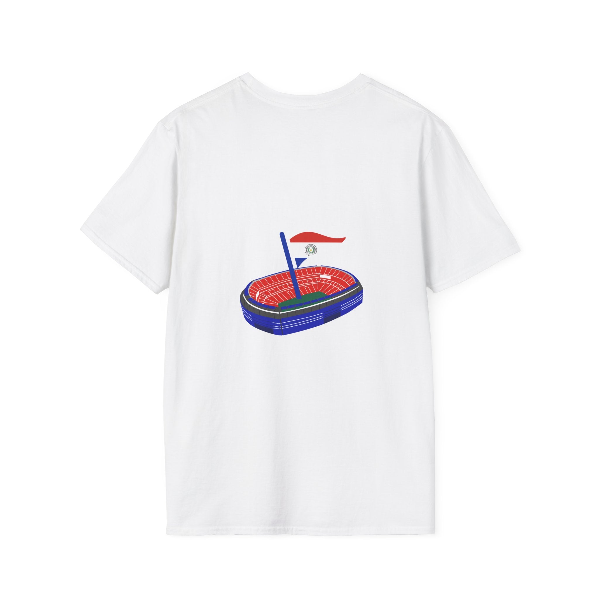 Paraguay Map & Stadium T-Shirt — Paraguayan Flag Soccer Fan Tee