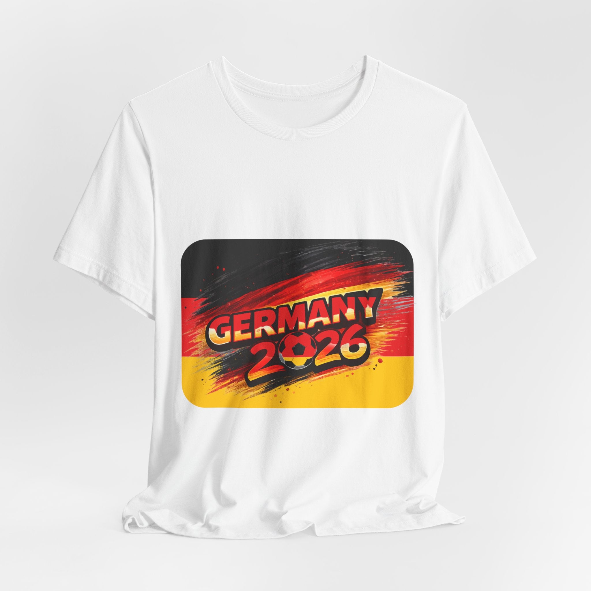 Germany 2026 Soccer Fan Tee — Cup Supporter Shirt with Trophy & Flag