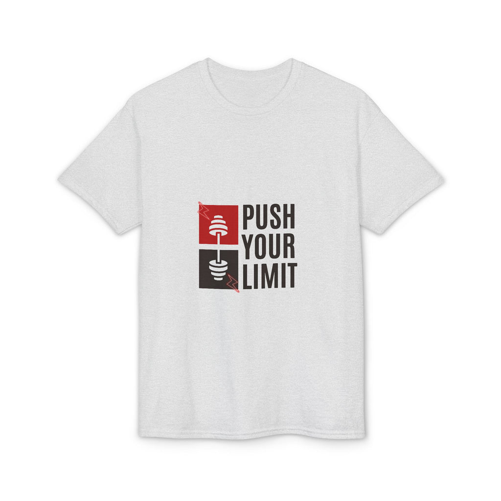 Push Your Limit T-Shirt — Motivational Gym Fitness Tee