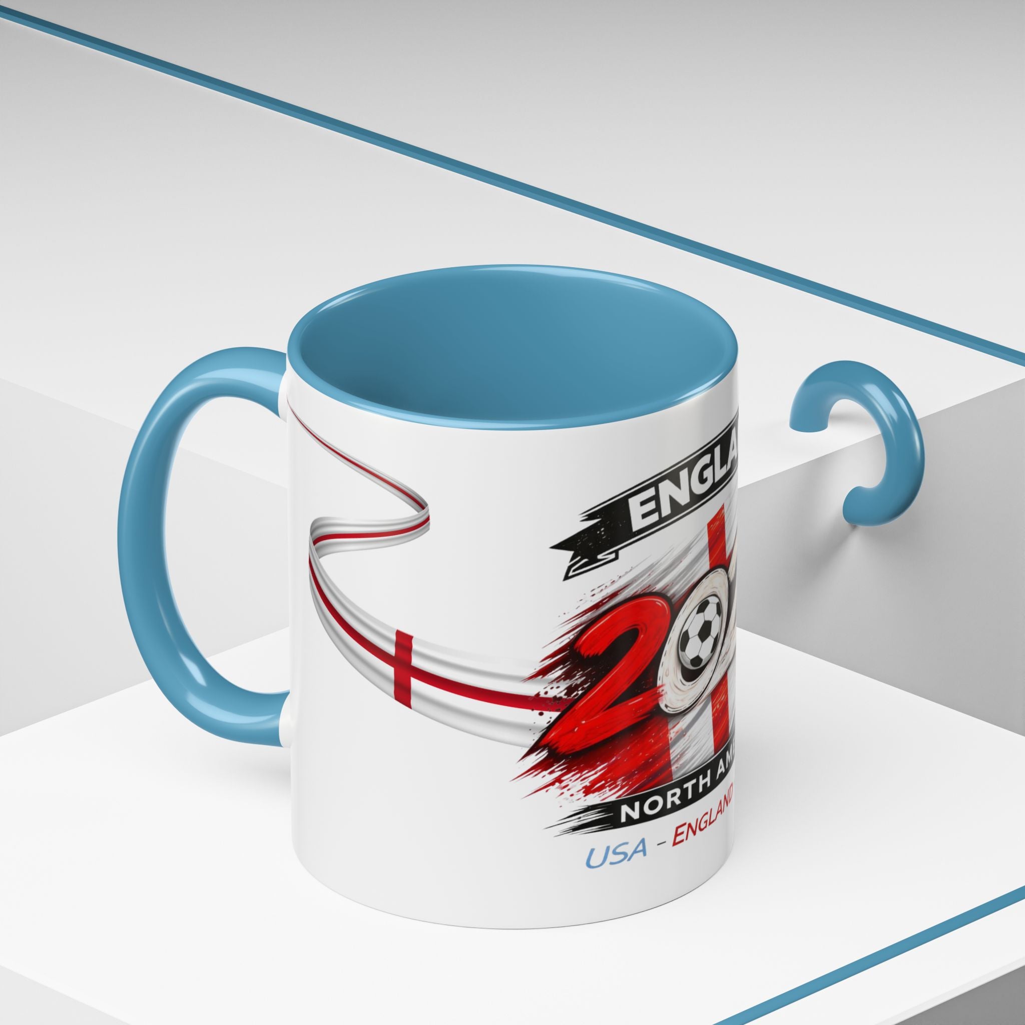 England 2026 Soccer  Cup Mug – North America (USA • England • Mexico)