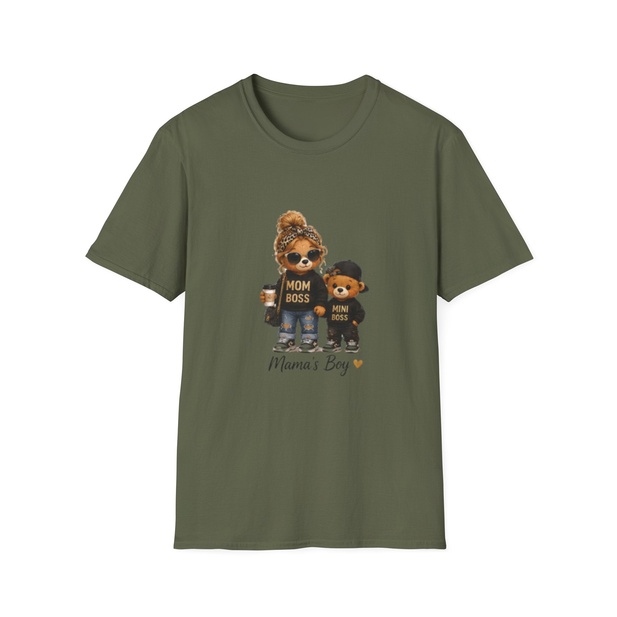 Mama’s Boy Graphic T-Shirt — Cute Mom and Son Matching Tee