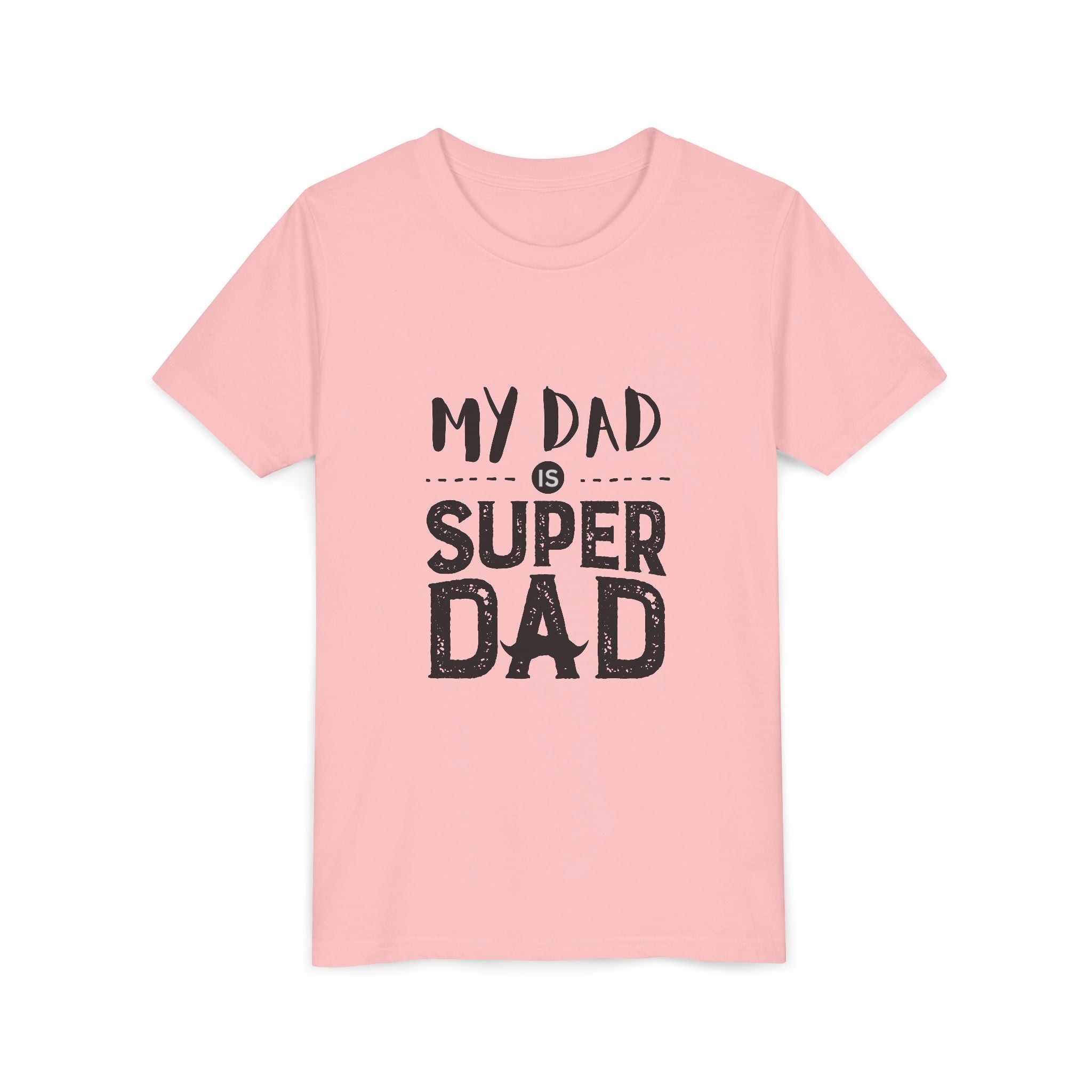 Youth Tee - "My Dad is Super Dad" Kids Fathers Day T-Shirt