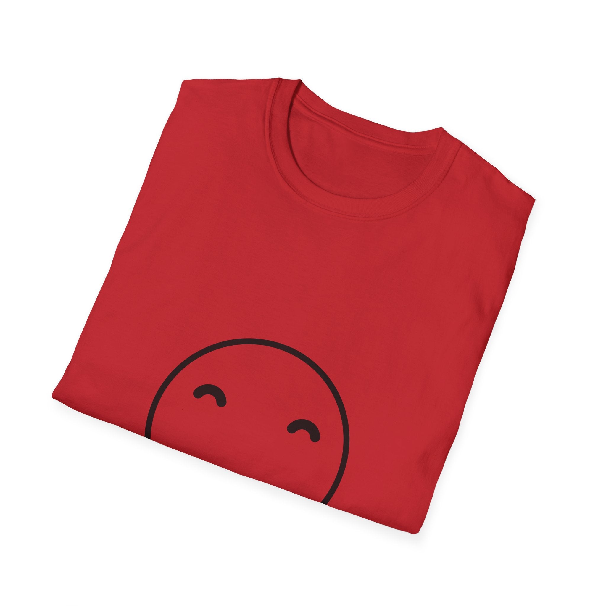 Smiley Face T-Shirt — "Enjoy Your Life" Minimal Graphic Tee