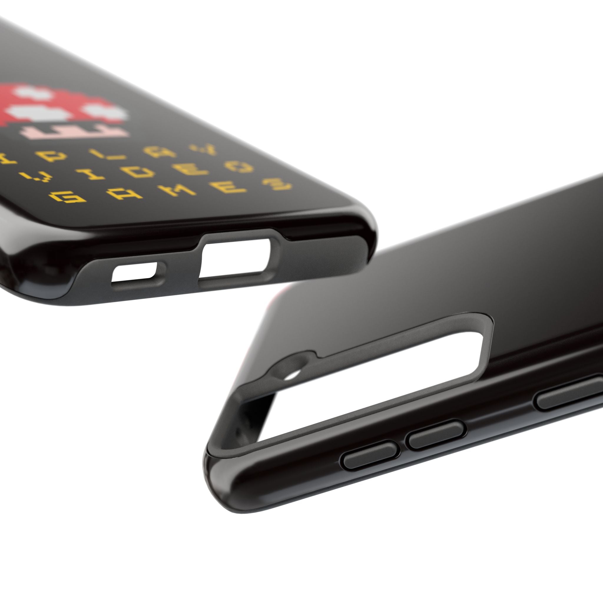 I Play Video Games Pixel Mushroom Phone Case — Tough Protective Gamer Case