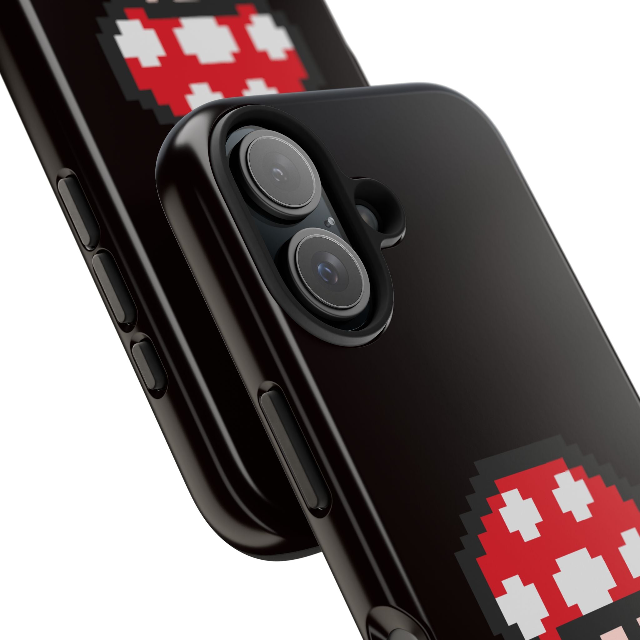 I Play Video Games Pixel Mushroom Phone Case — Tough Protective Gamer Case