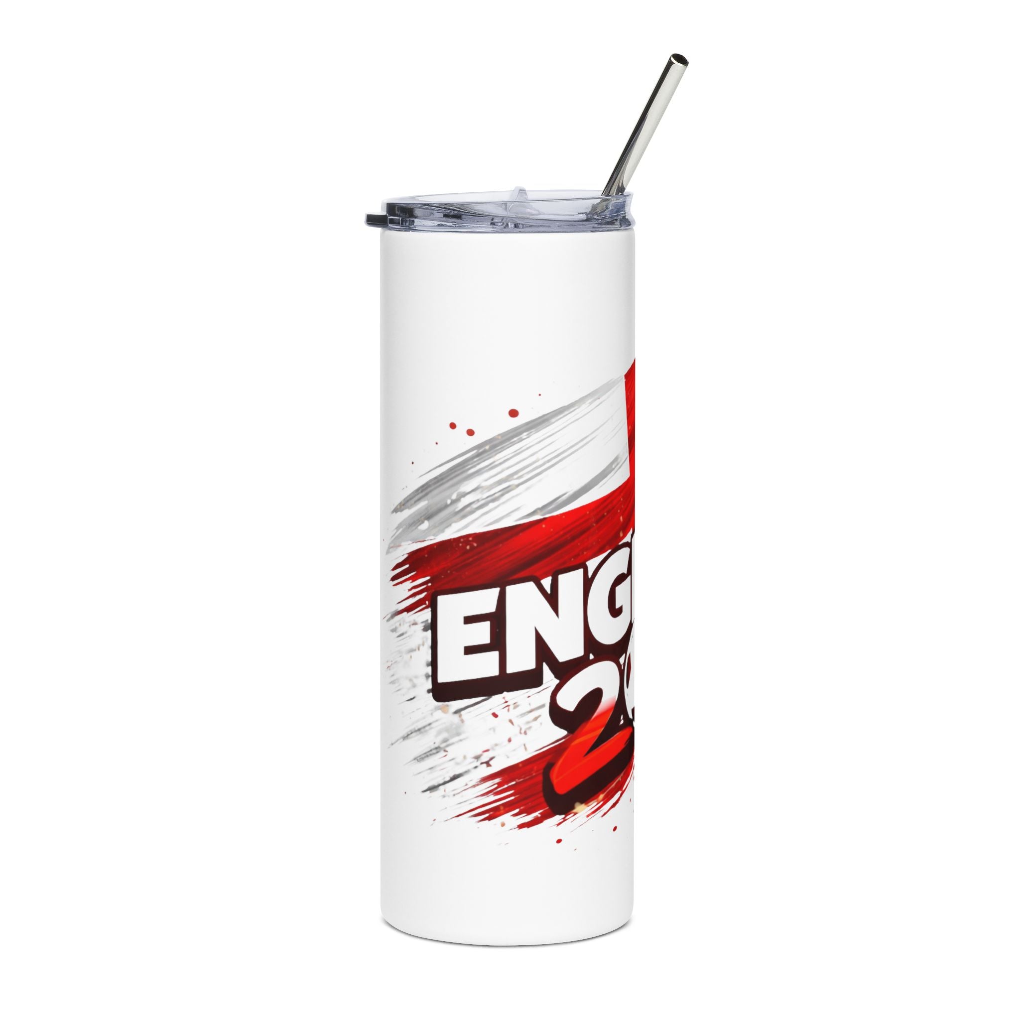 England 2026 Soccer Tumbler — 20oz Stainless Steel Travel Cup