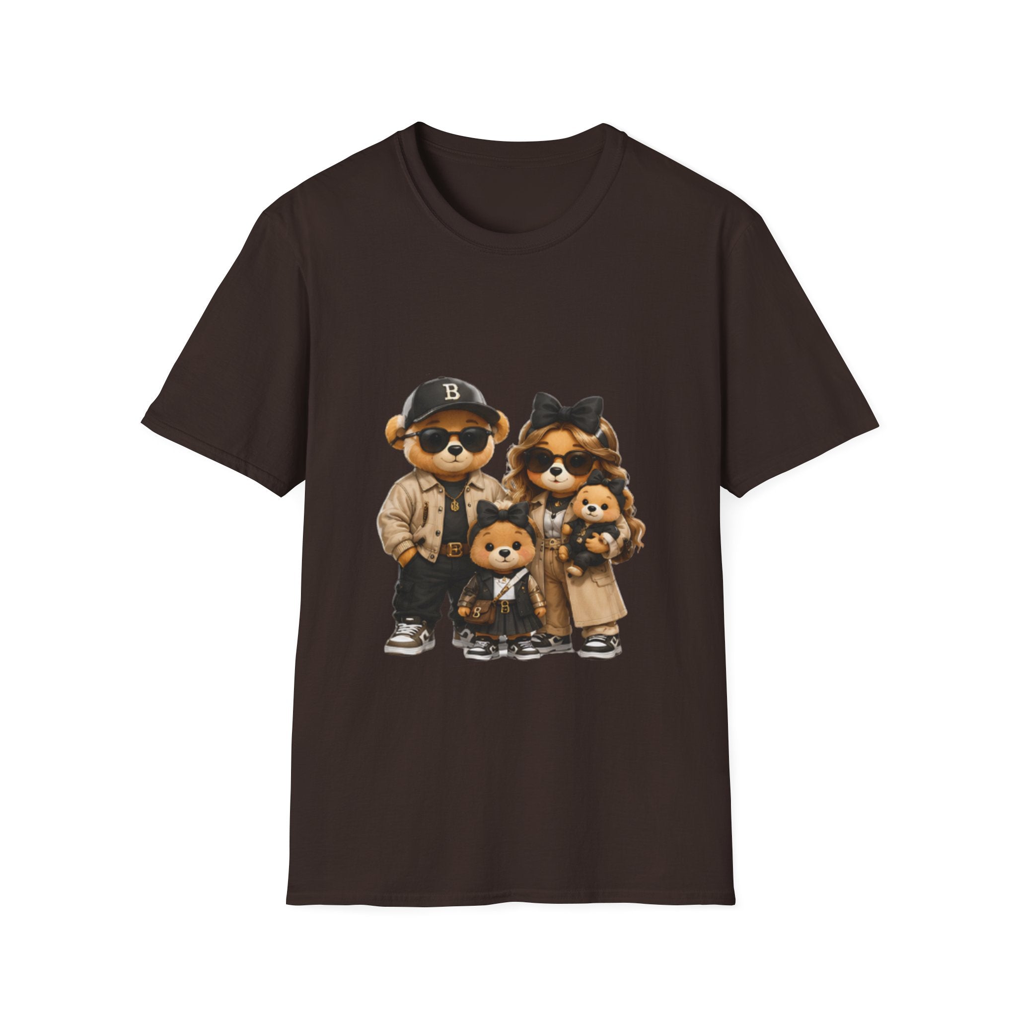 Bear Family Graphic unisex T-Shirt — Cute Matching Teddy Bear Outfit Design