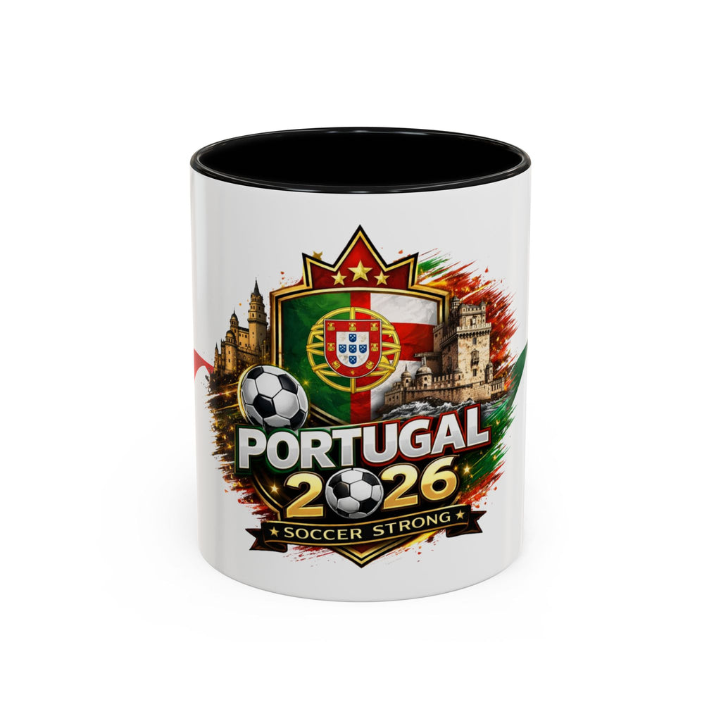 Portugal 2026 Soccer Mug – Portugal Flag & Crest Accent Coffee Cup