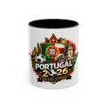 Portugal 2026 Soccer Mug – Portugal Flag & Crest Accent Coffee Cup