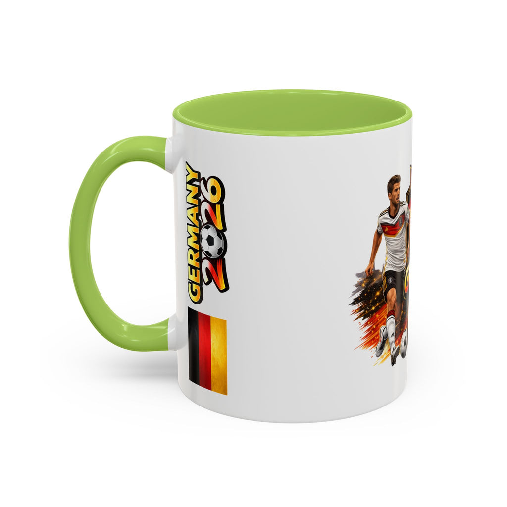 Germany 2026 Football Cup Coffee Mug – Soccer Fan Germany 2026 Accent Mug