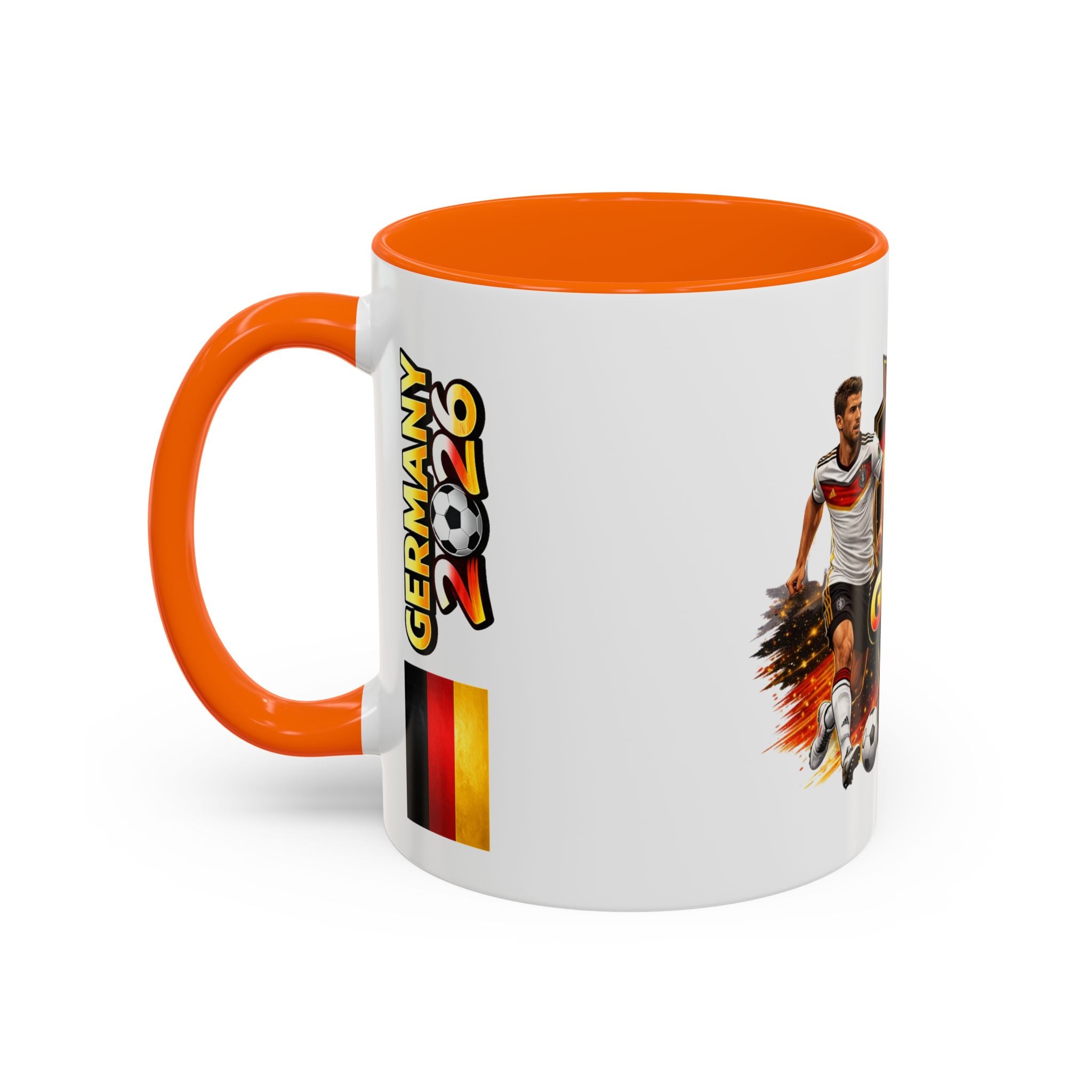 Germany 2026 Football Cup Coffee Mug – Soccer Fan Germany 2026 Accent Mug