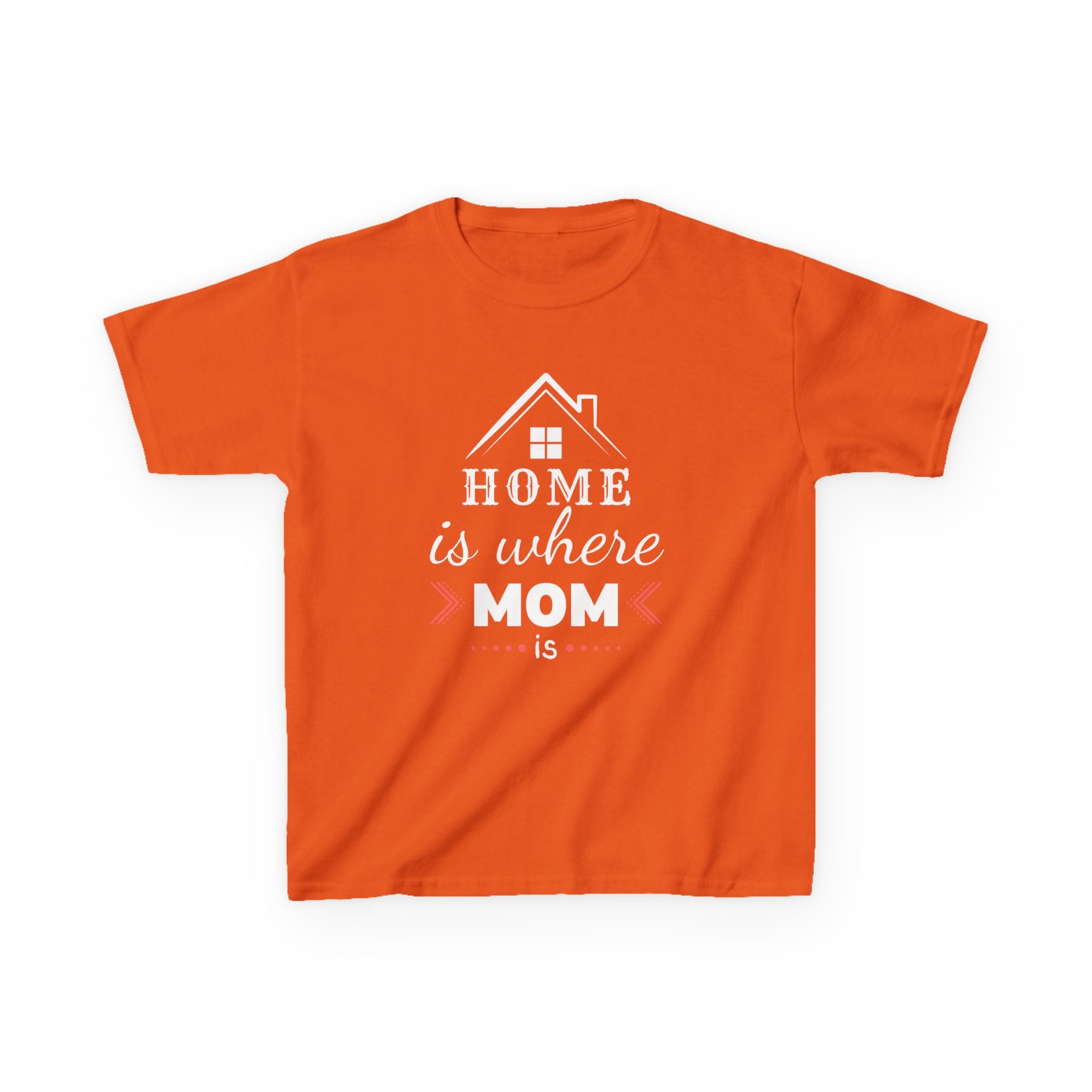 Kids Tee — "Home Is Where Mom Is" Mother's Day Shirt