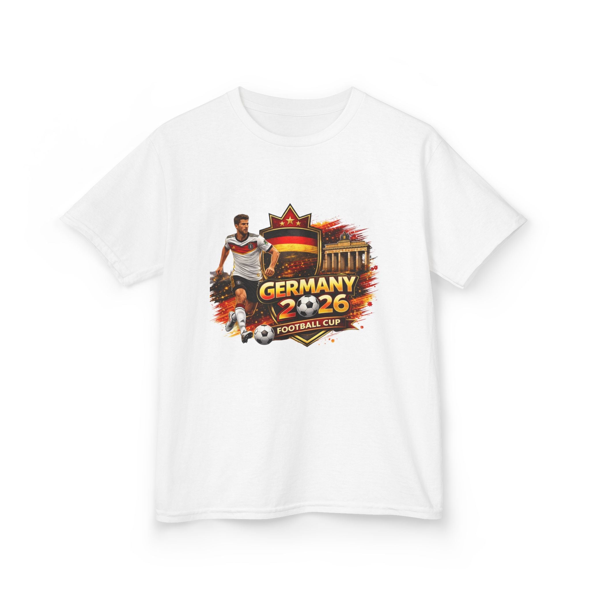 Germany 2026 Kids Soccer T‑Shirt — Cup Football Fan Tee