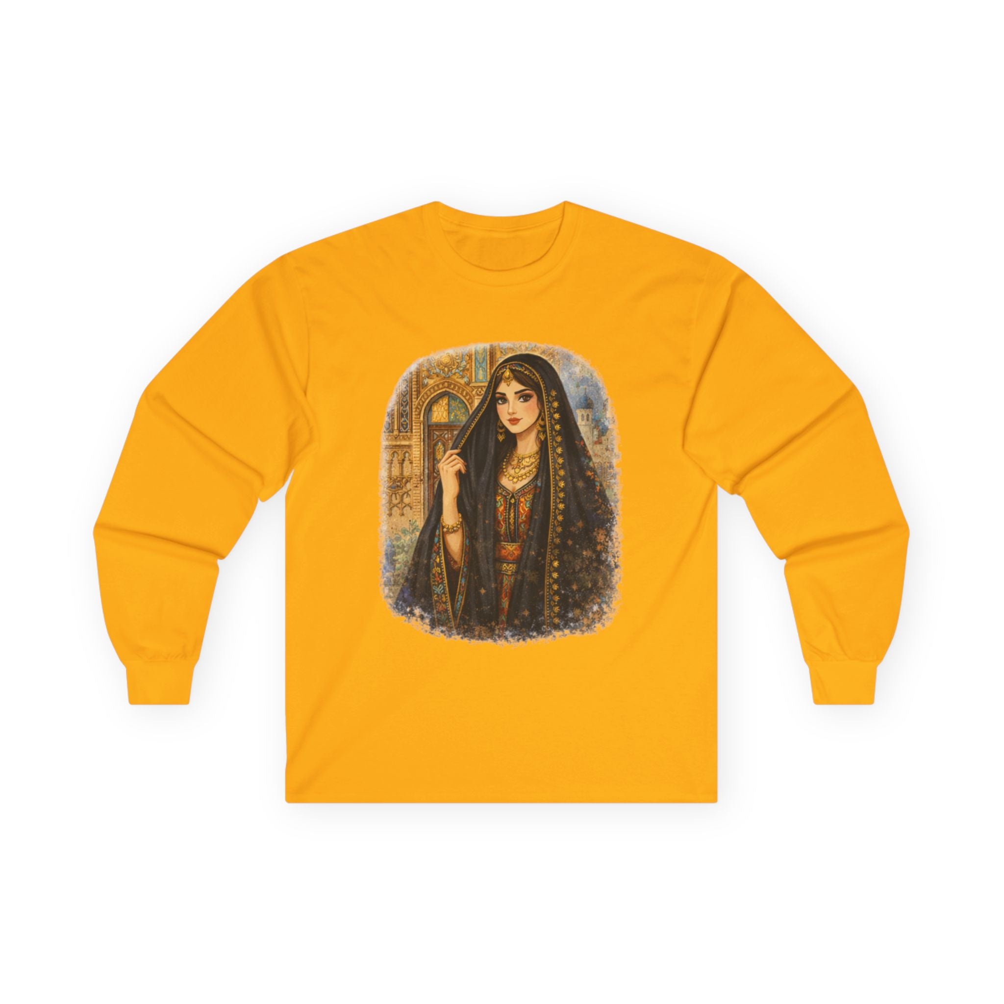Vintage Arabian Nights Portrait Long Sleeve Tee