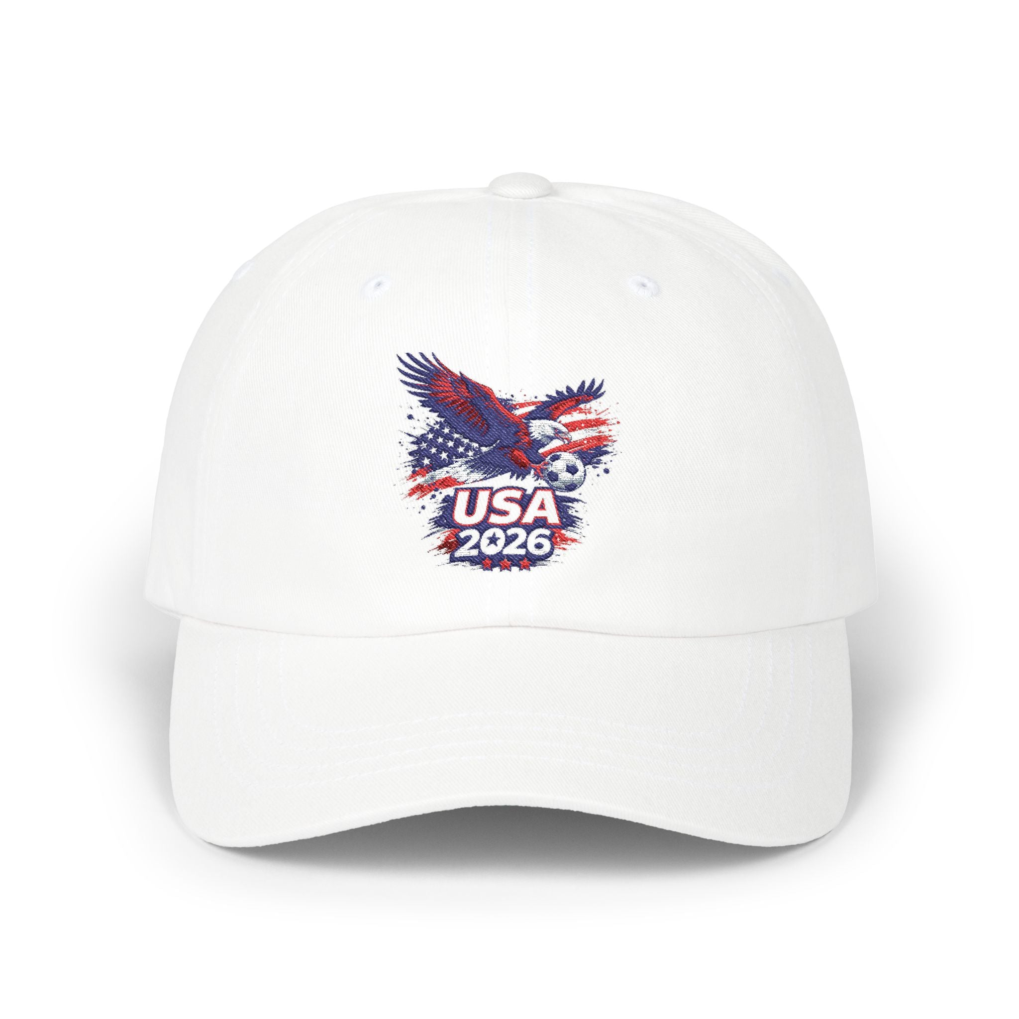 USA 2026 Eagle Dad Cap – Patriotic American Flag Baseball Hat