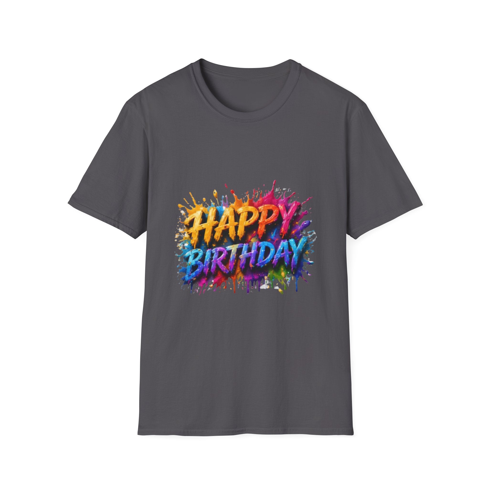 Happy Birthday Color Splash T-Shirt