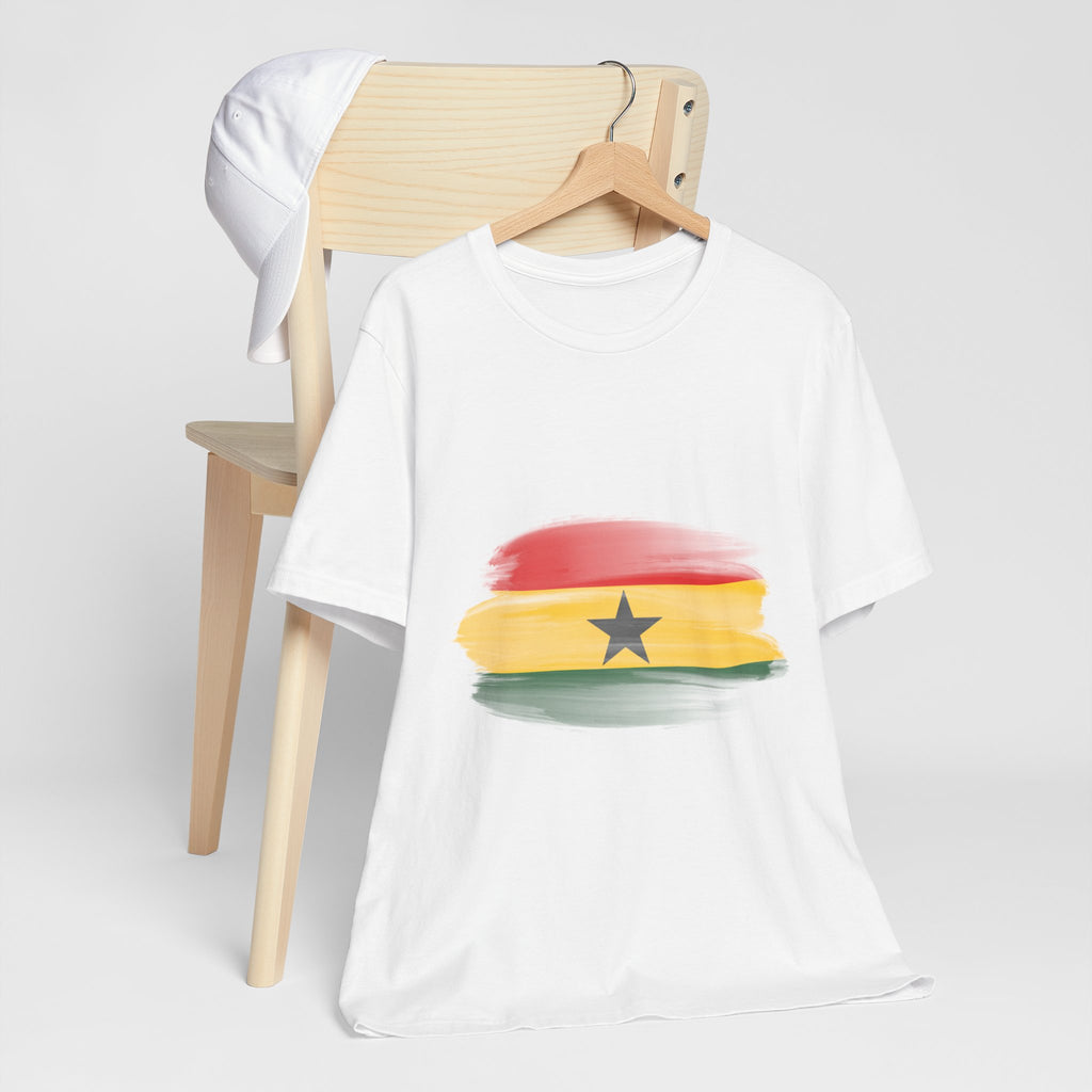 Ghana Flag Soccer T-Shirt — Retro Ghana Football Tee