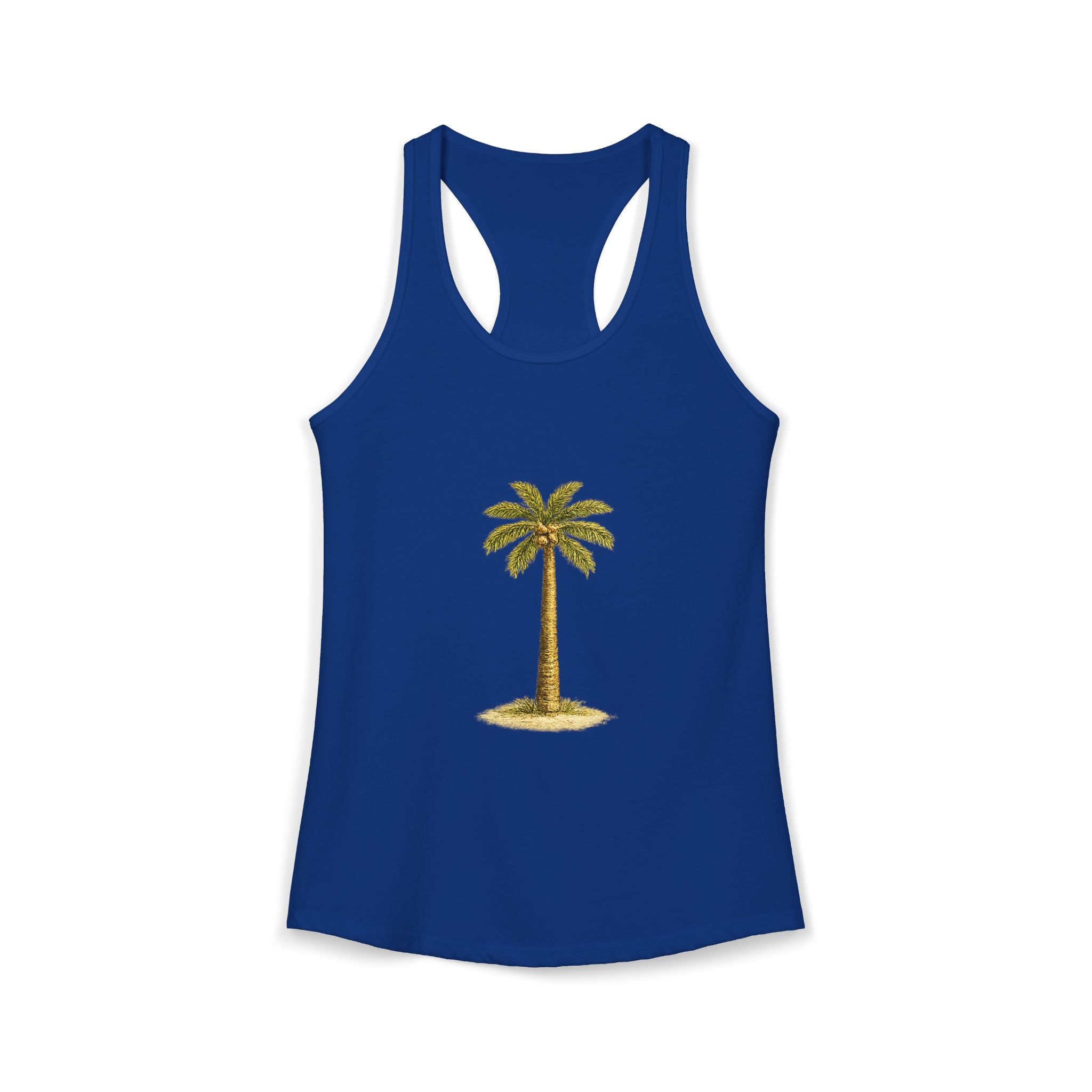 Women's Palm Tree Ideal Racerback Tank