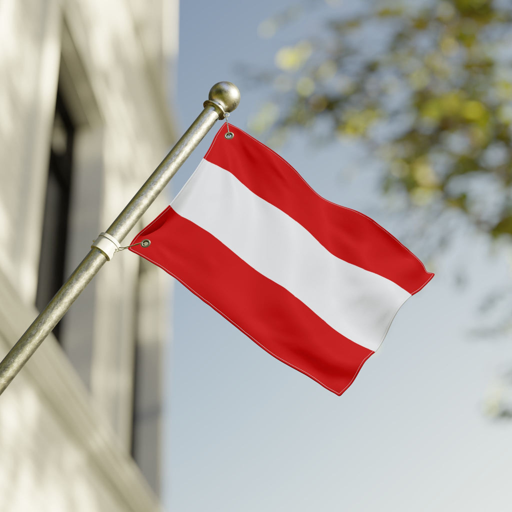 Austria Flag - Double-Sided Outdoor Garden Flag