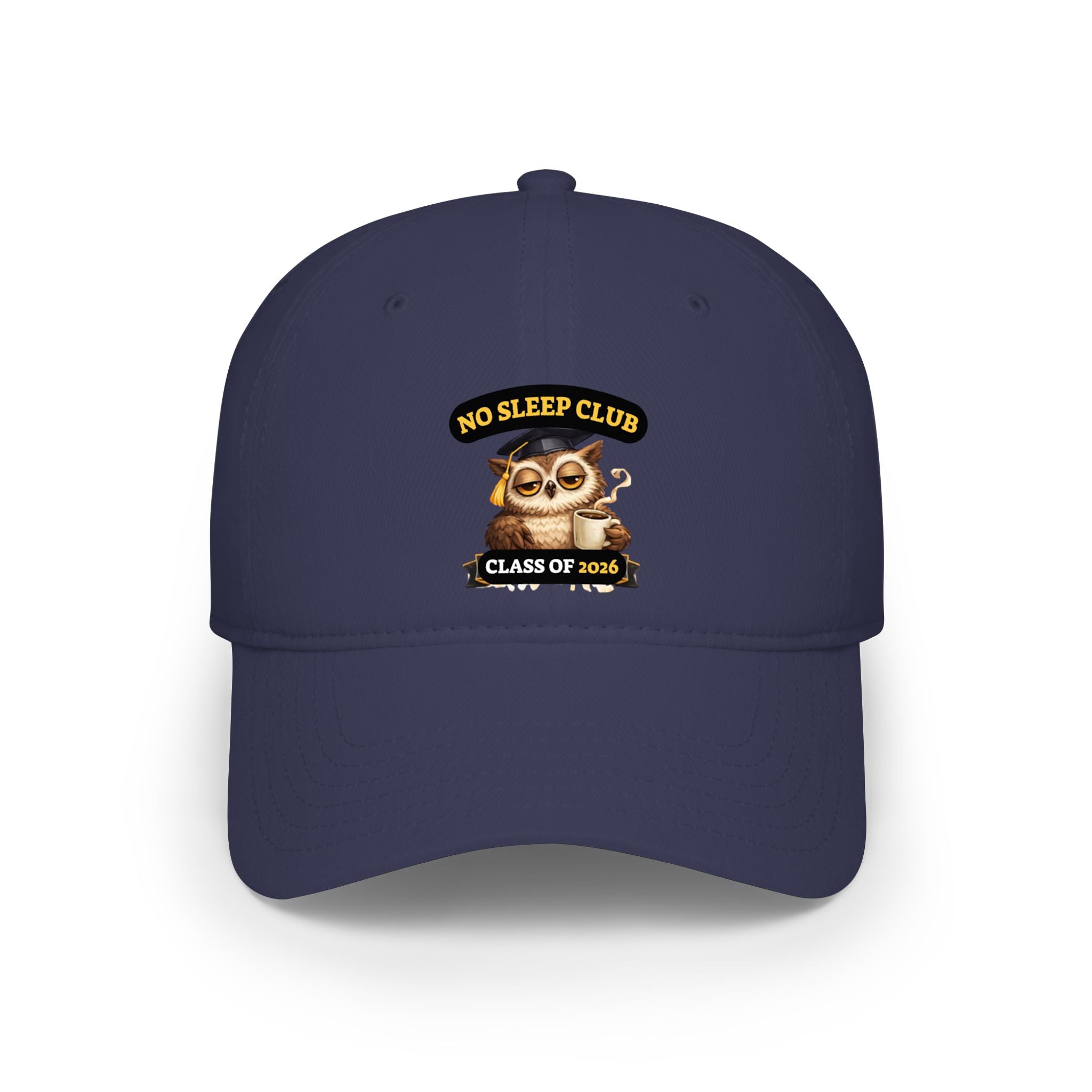 No Sleep Club Class of 2023 Cap — Graduation Owl Baseball Hat
