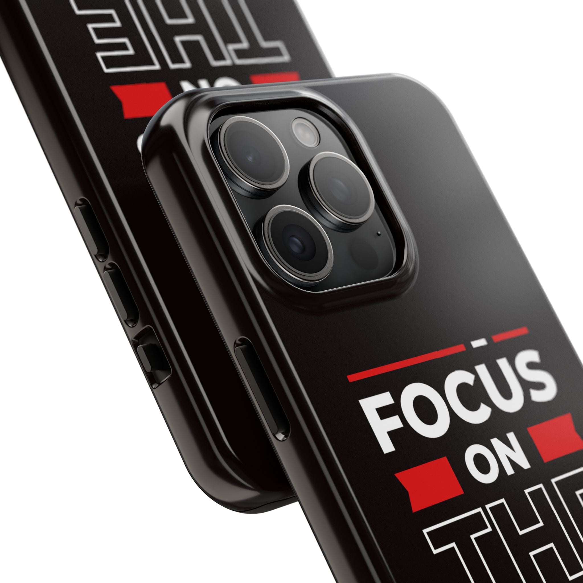 Focus on the Future Tough Phone Case — Motivational Protective Phone Cover