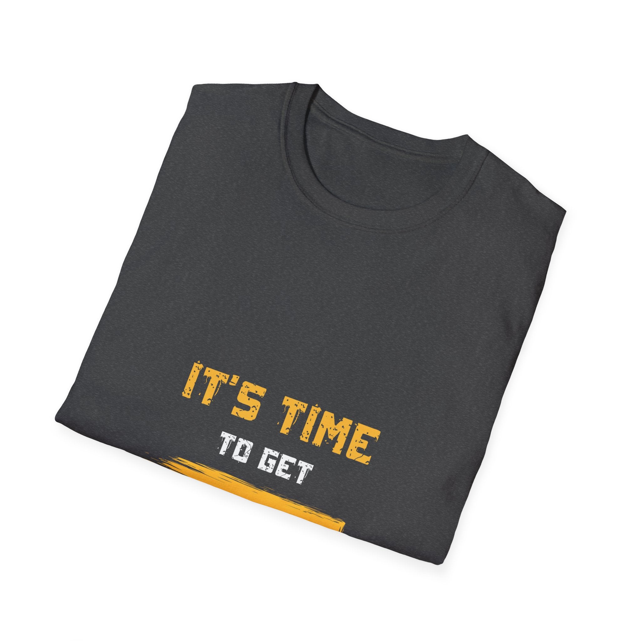 It’s Time To Get Stronger T-Shirt – Motivational Fitness Tee