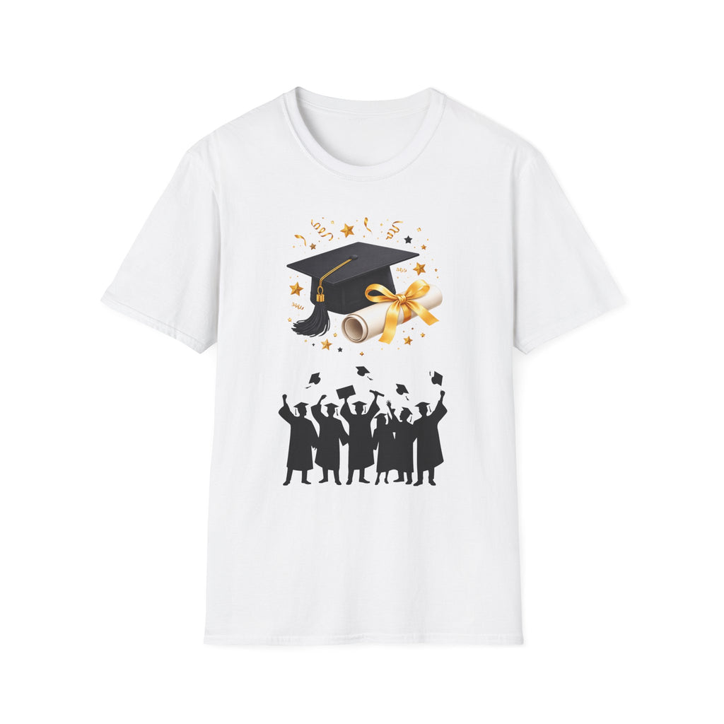 Graduation Cap & Diploma T-Shirt — Class of Celebration Tee
