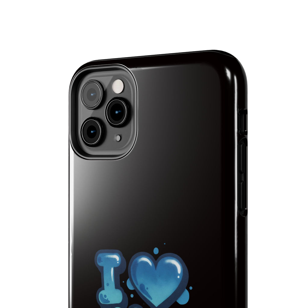 I Love My GF Phone Case — Protective Glossy "I  My GF" Design