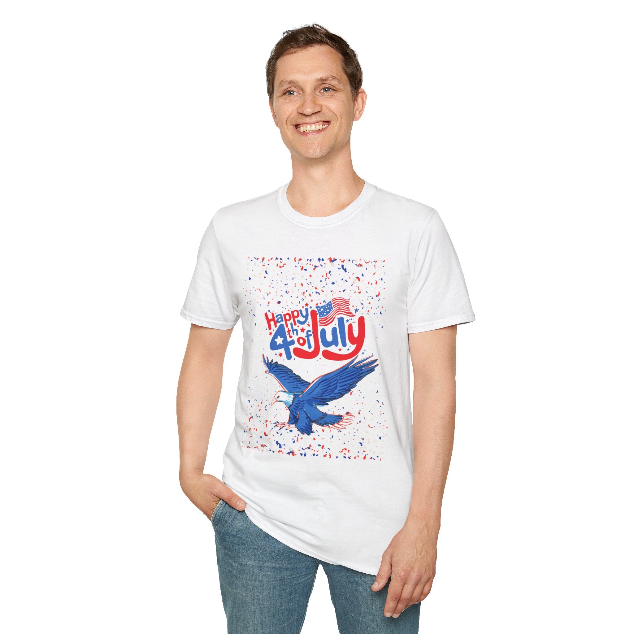4th of July Eagle T-Shirt — Happy 4th of July Patriotic Tee