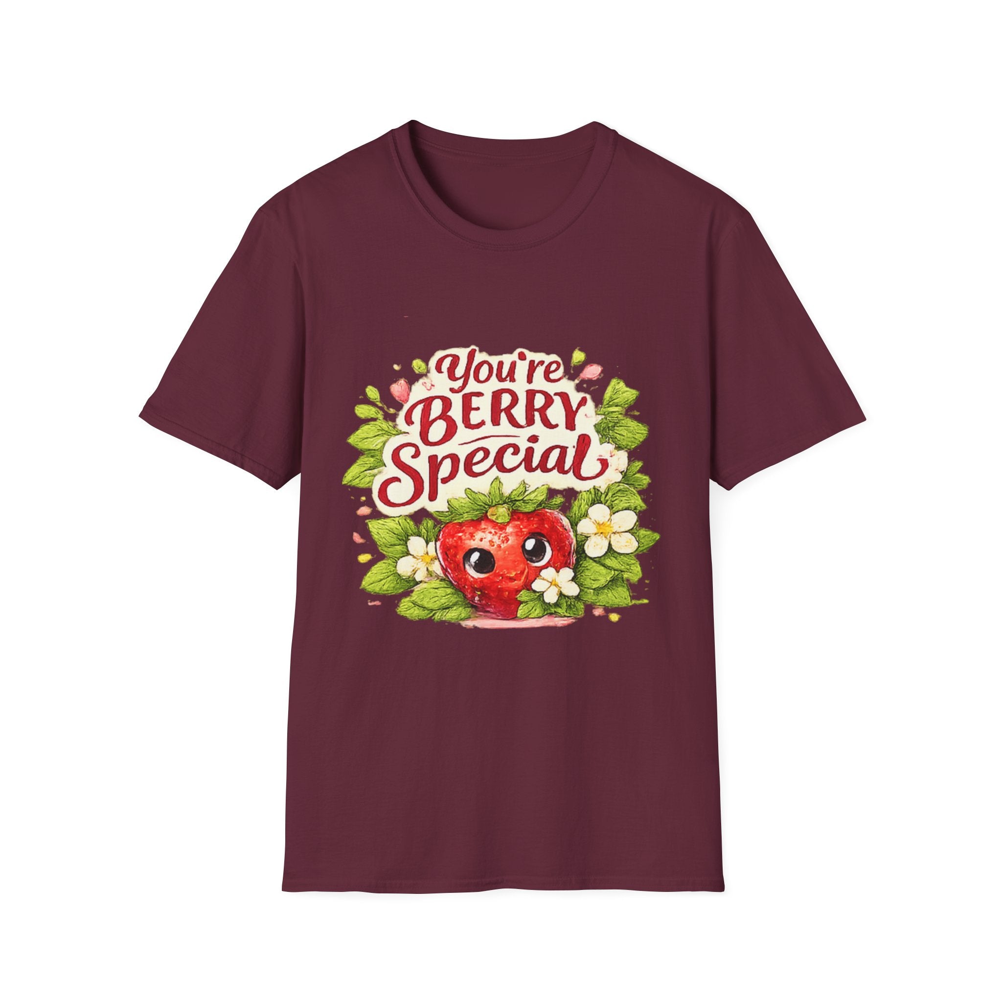 T-Shirt — "You're Berry Special" Cute Strawberry Graphic Tee