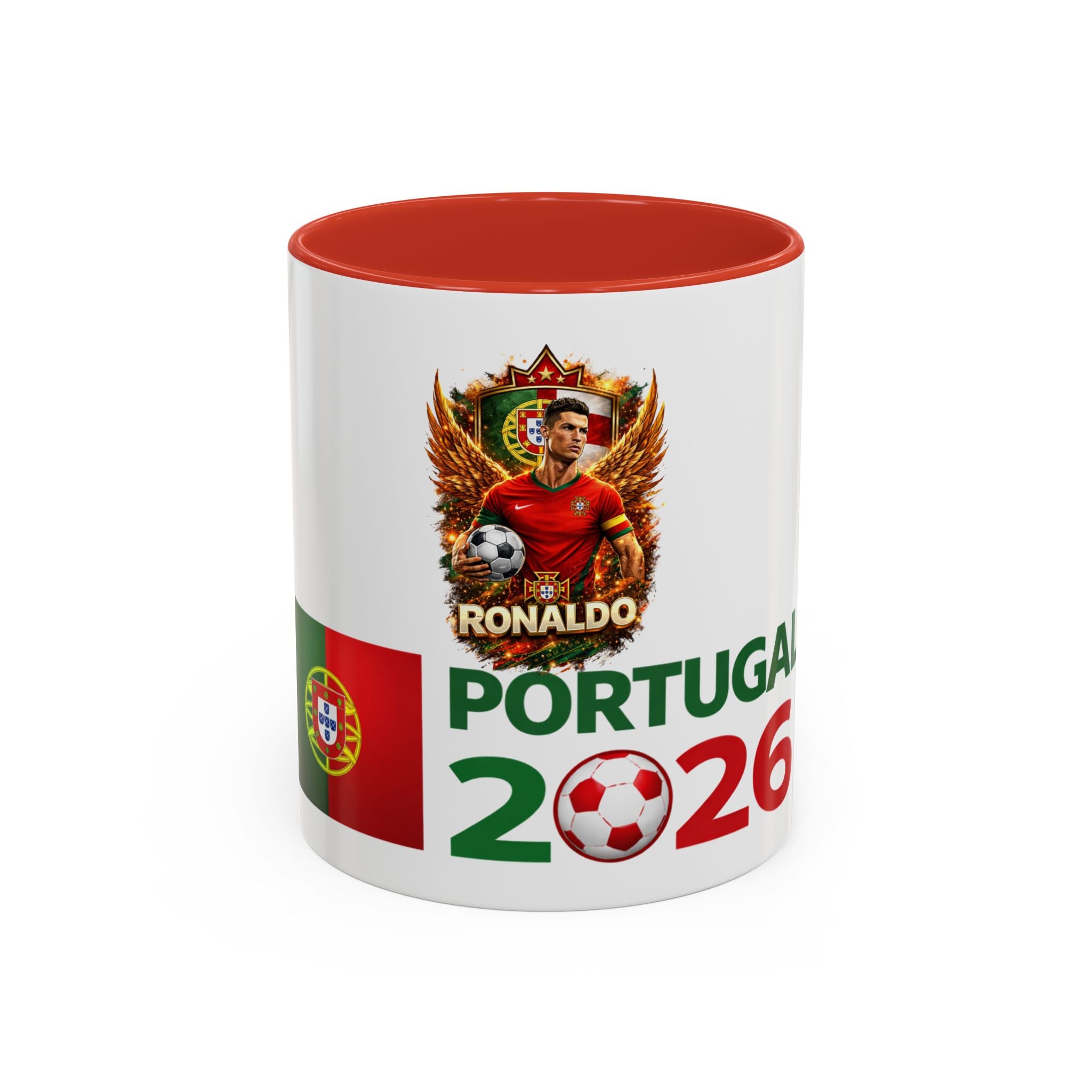 Portugal 2026 Coffee Mug — Soccer Fan Accent Mug (11/15oz)