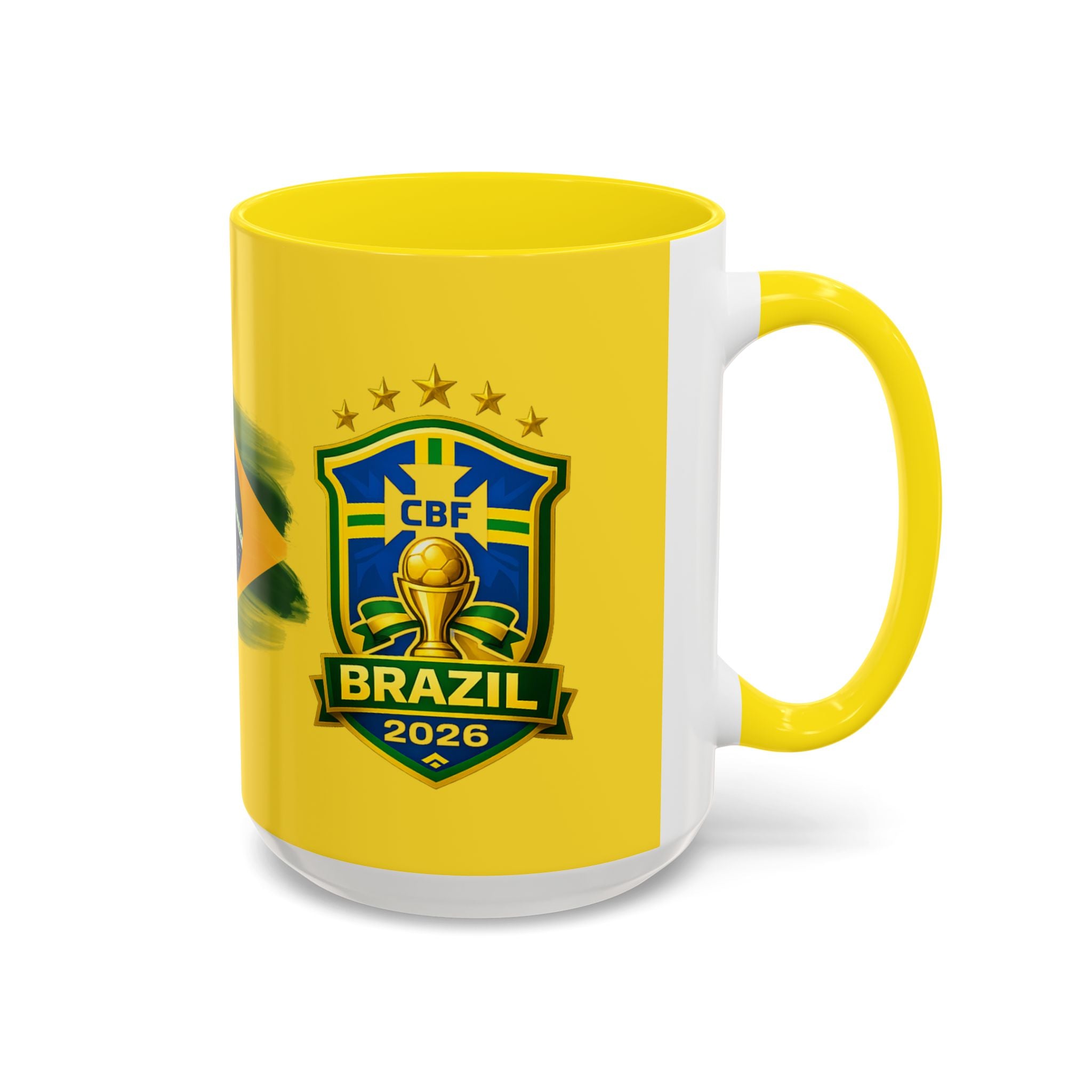 Brazil Soccer 2026 Accent Coffee Mug