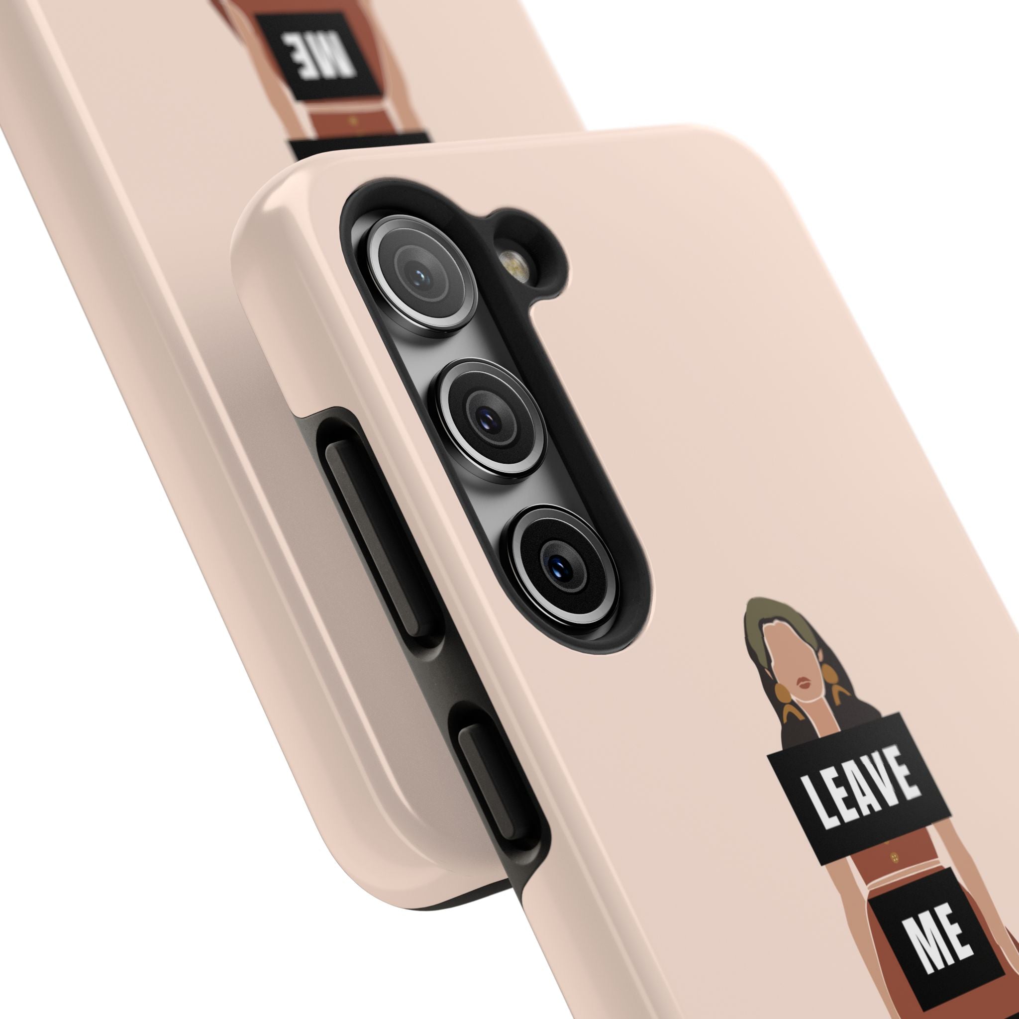 Leave Me Alone Phone Case — Tough Protective iPhone Case with Bold Statement Design