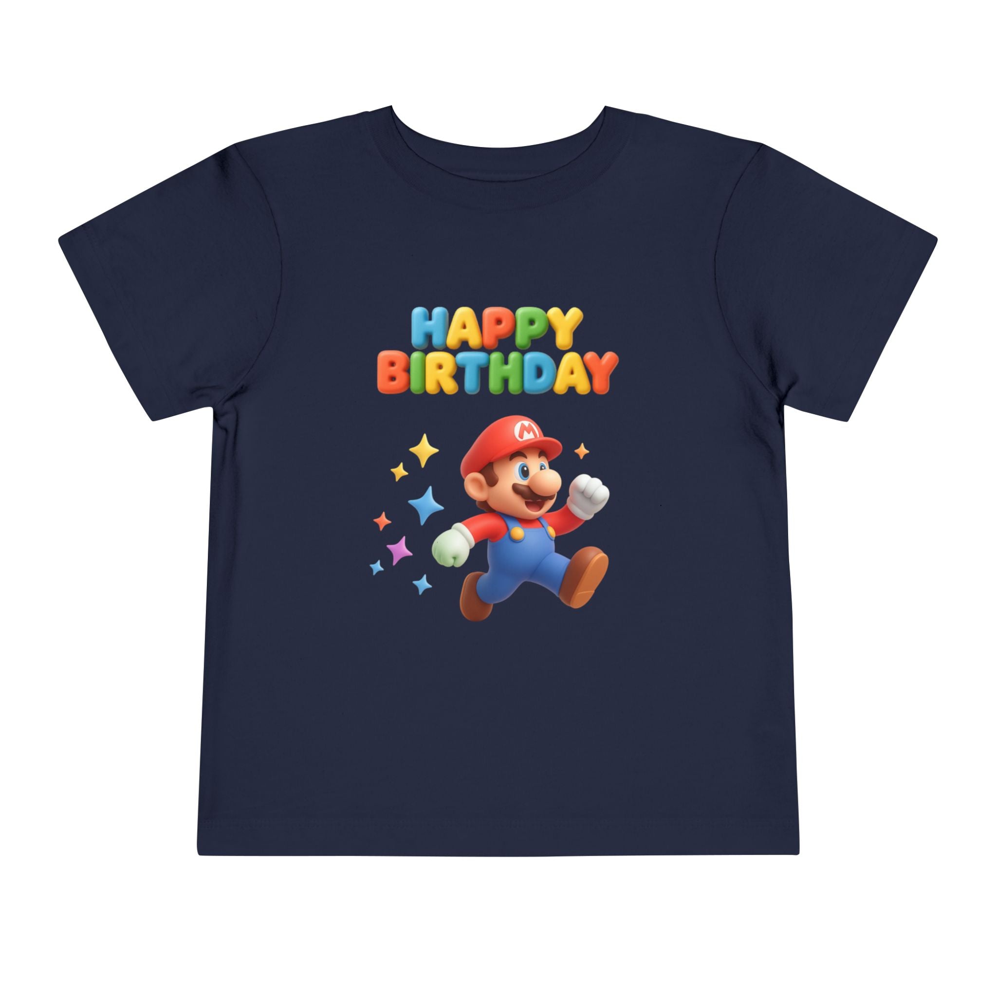 Mario Birthday Toddler Short Sleeve Tee