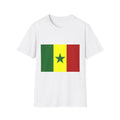 Senegal 2026 Soccer T-Shirt — Flag Front, Back Crest with Lion & Trophy