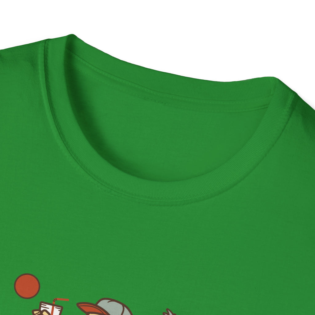Hello Summer Skeleton T-Shirt — Retro Beach Vacation Tee