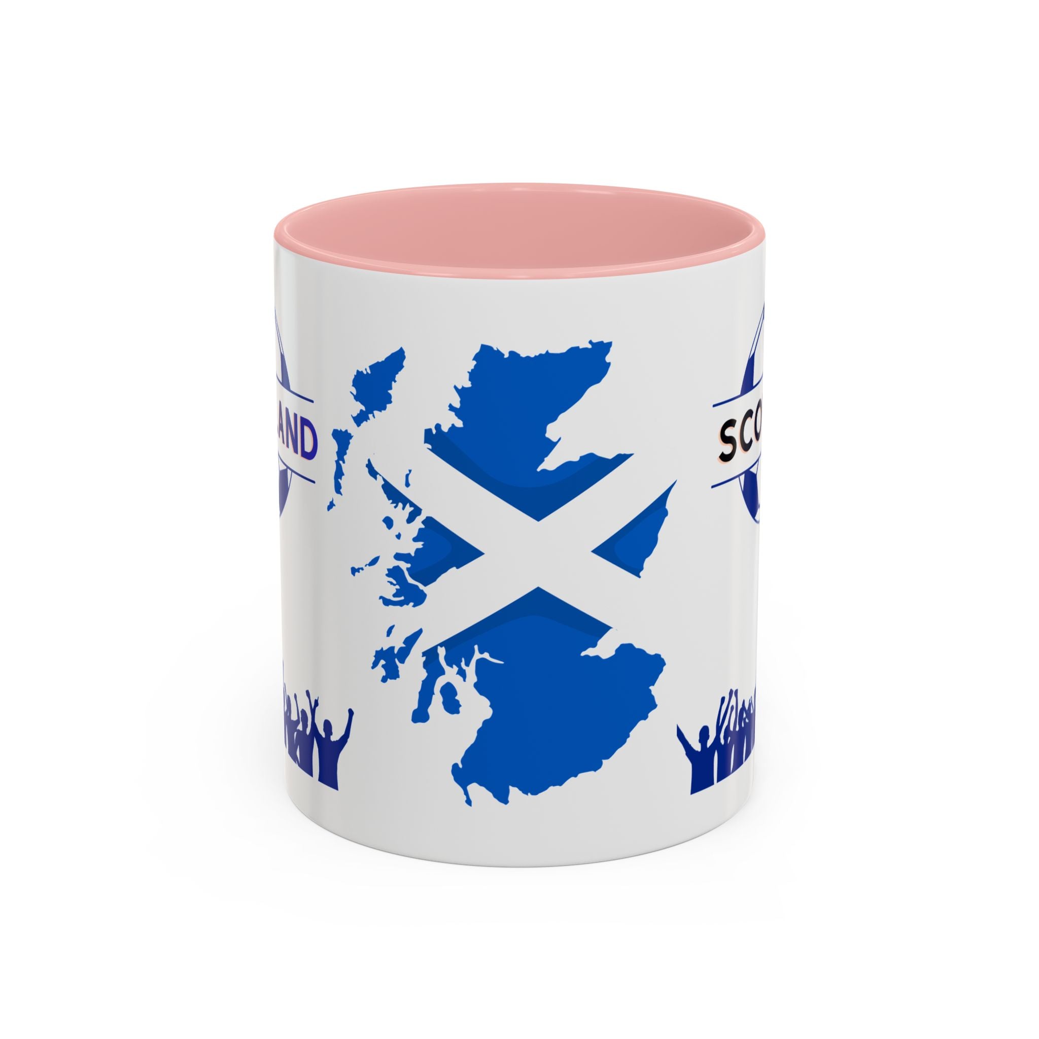 Scotland Soccer Fan Coffee Mug – Scottish Flag & Supporters 11/15oz Accent Mug