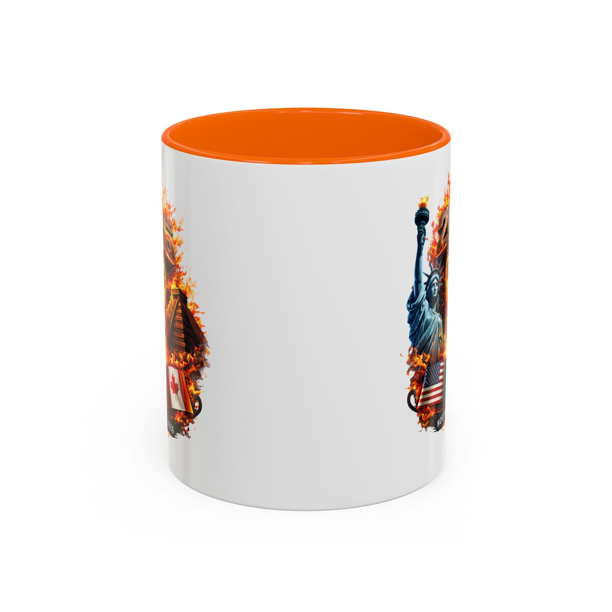 2026 North America Championship Coffee Mug — Trophy & Flags Accent Mug