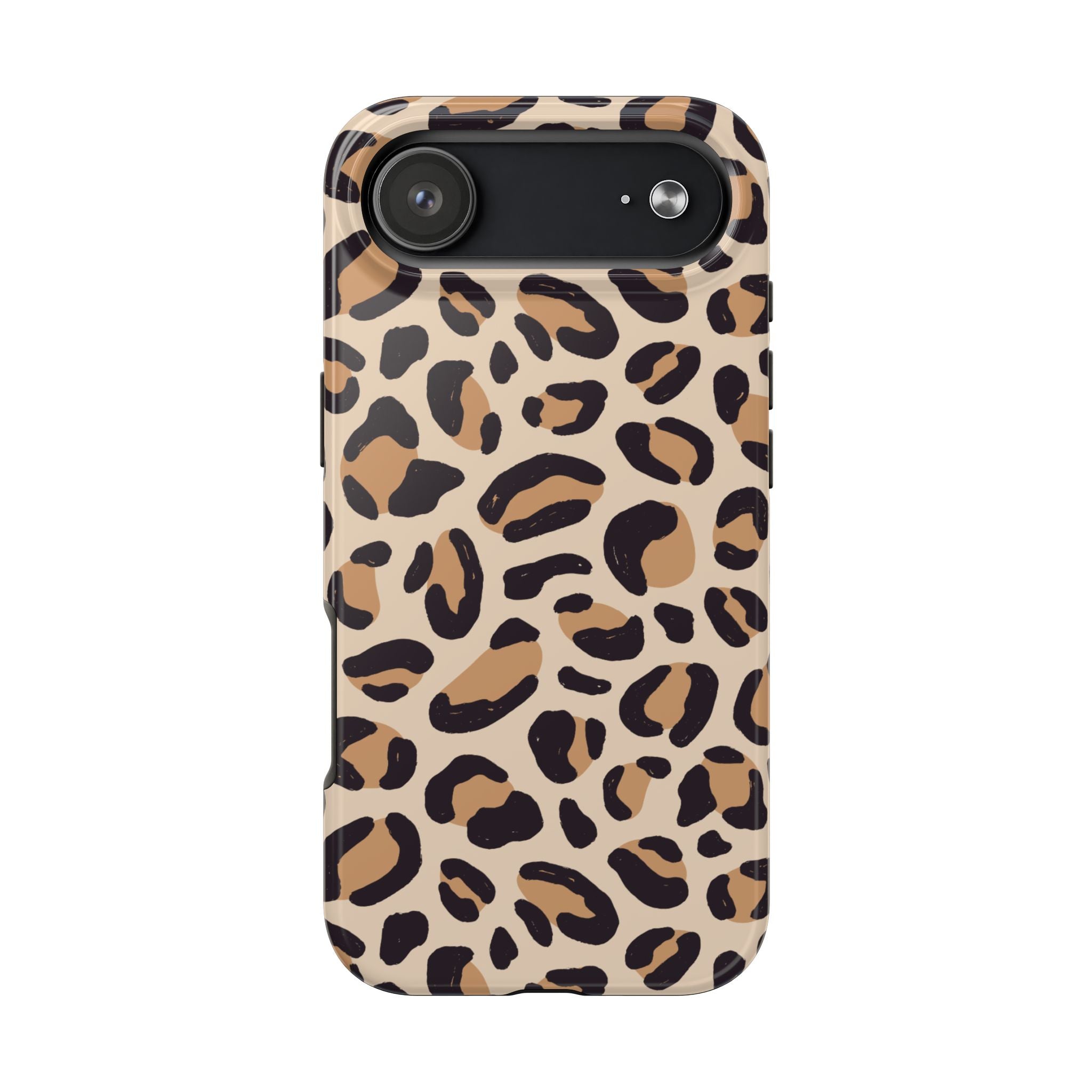 Leopard Print Tough Phone Case – Durable Glam Protective Cover